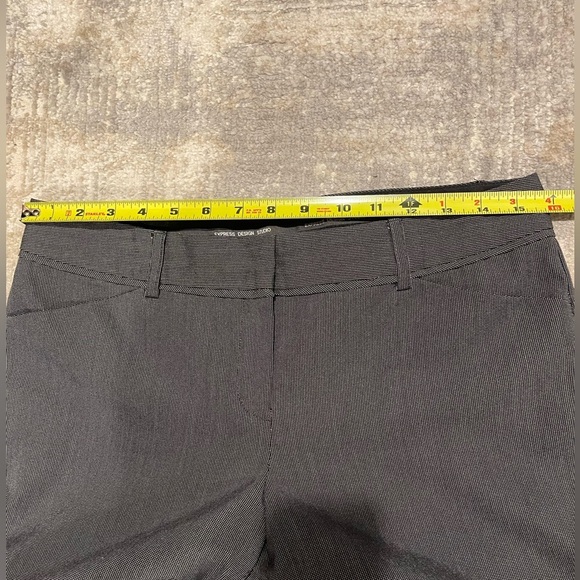Express Design Studio Editor Dress Pants Women’s Size 8 Black White Office Wear - Picture 5 of 13
